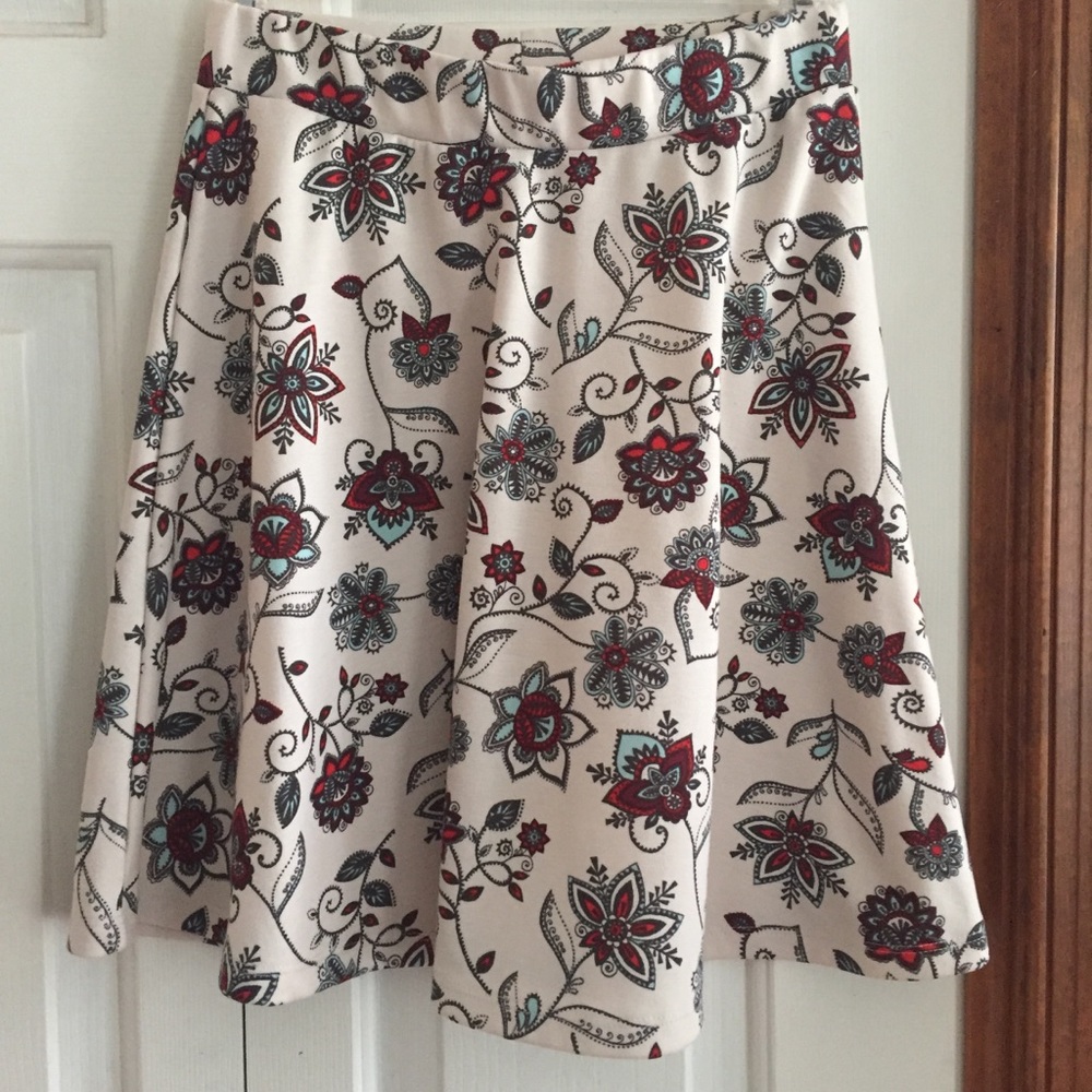 3 for $20, H&M Floral Skater Skirt